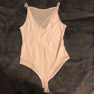 Nude mesh bodysuit